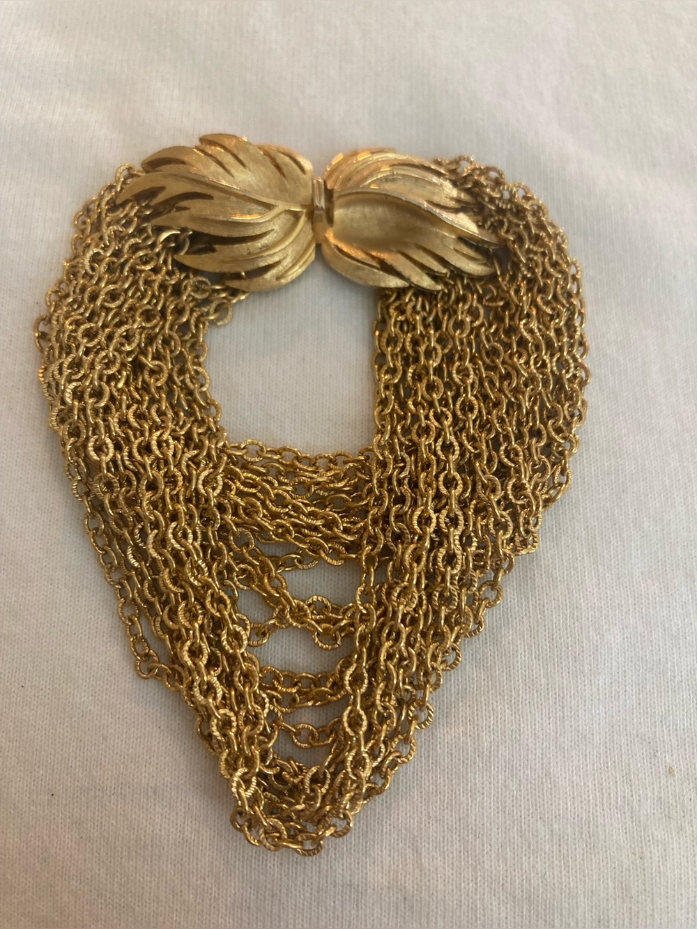 Trifari Signed Vintage Multi Chain Bracelet